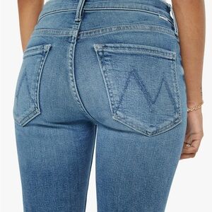 MOTHER Light Blue Straight Leg Jeans